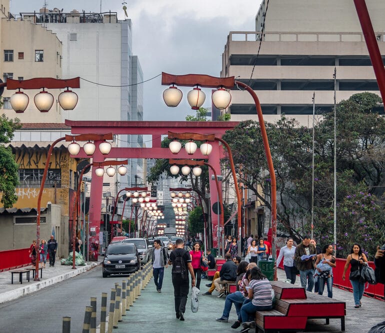Liberdade neighborhood são paulo brazil