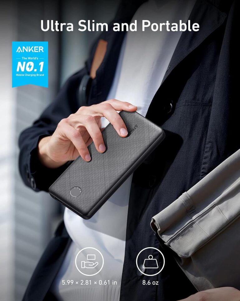 Anker Power Bank | Compact Travel-Ready 10,000mAh Battery - Image 7